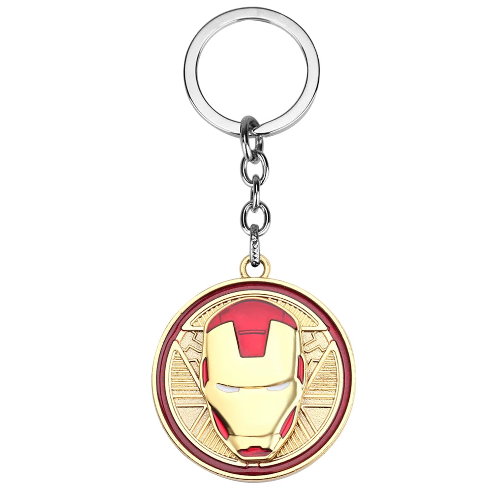 Porte-clés Iron Man Avengers collection métal, cadeau geek Marvel original.