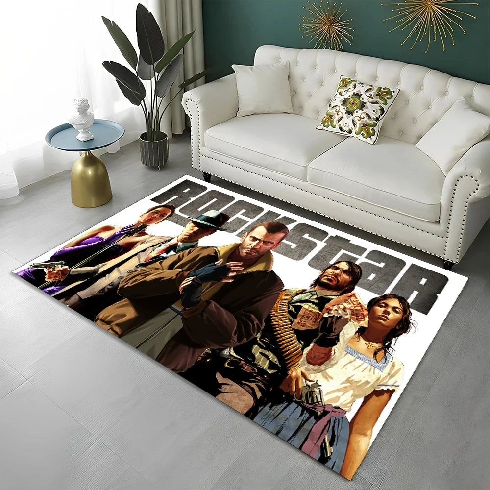 tapis sol gamer rockstar