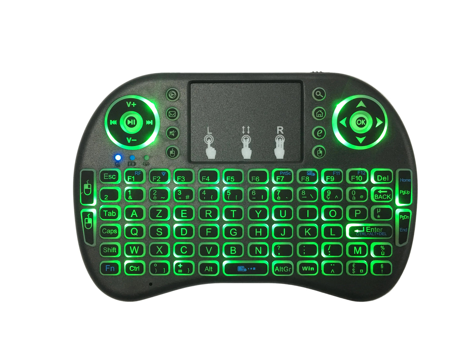 mini clavier led avec pad azerty