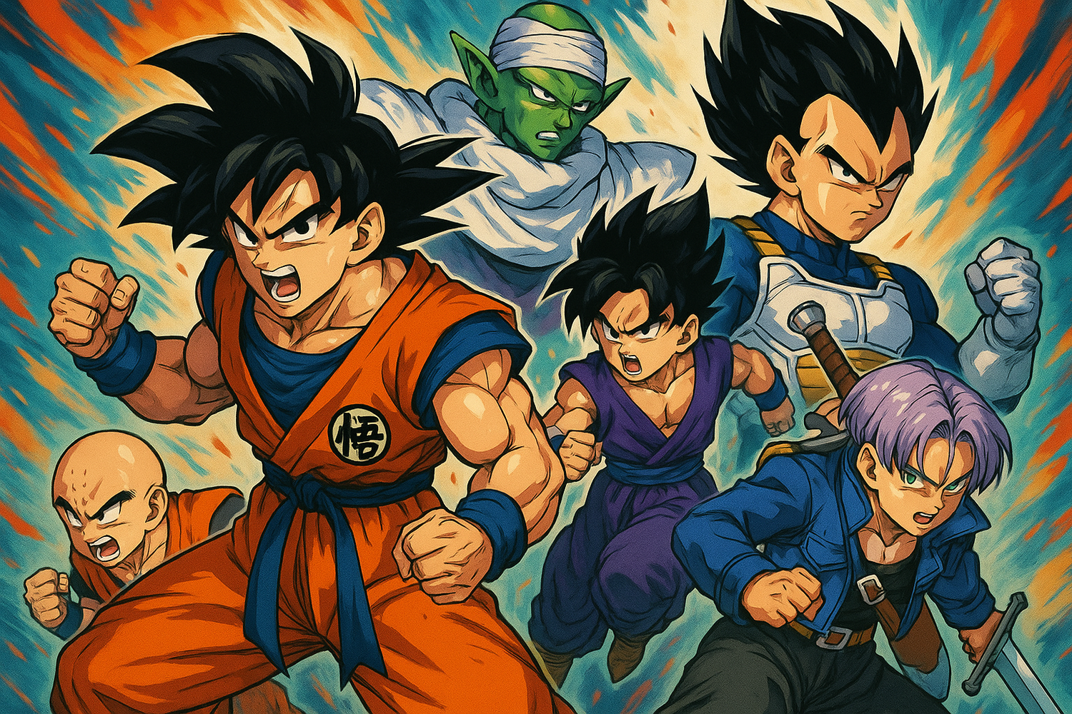 Accessoires gamer Dragon Ball Z avec design animé