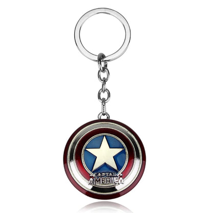 Porte-clés bouclier Captain America collection geek Avengers.