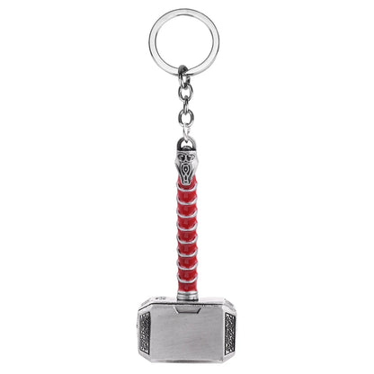 Porte-clés marteau de Thor Avengers cadeau pour fans Marvel.