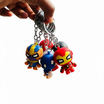 Porte-clés Marvel en silicone