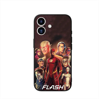 Coque iPhone SE The Flash silicone transparent décoratif