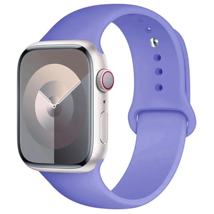 Bracelet sport homme pour Apple Watch – silicone noir