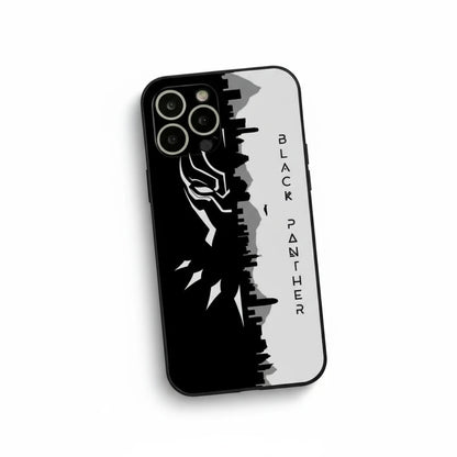 Coque super-héros Black Panther avec coins renforcés