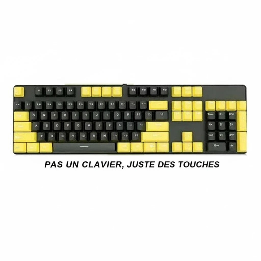 Touches transparentes pour clavier Cherry MX