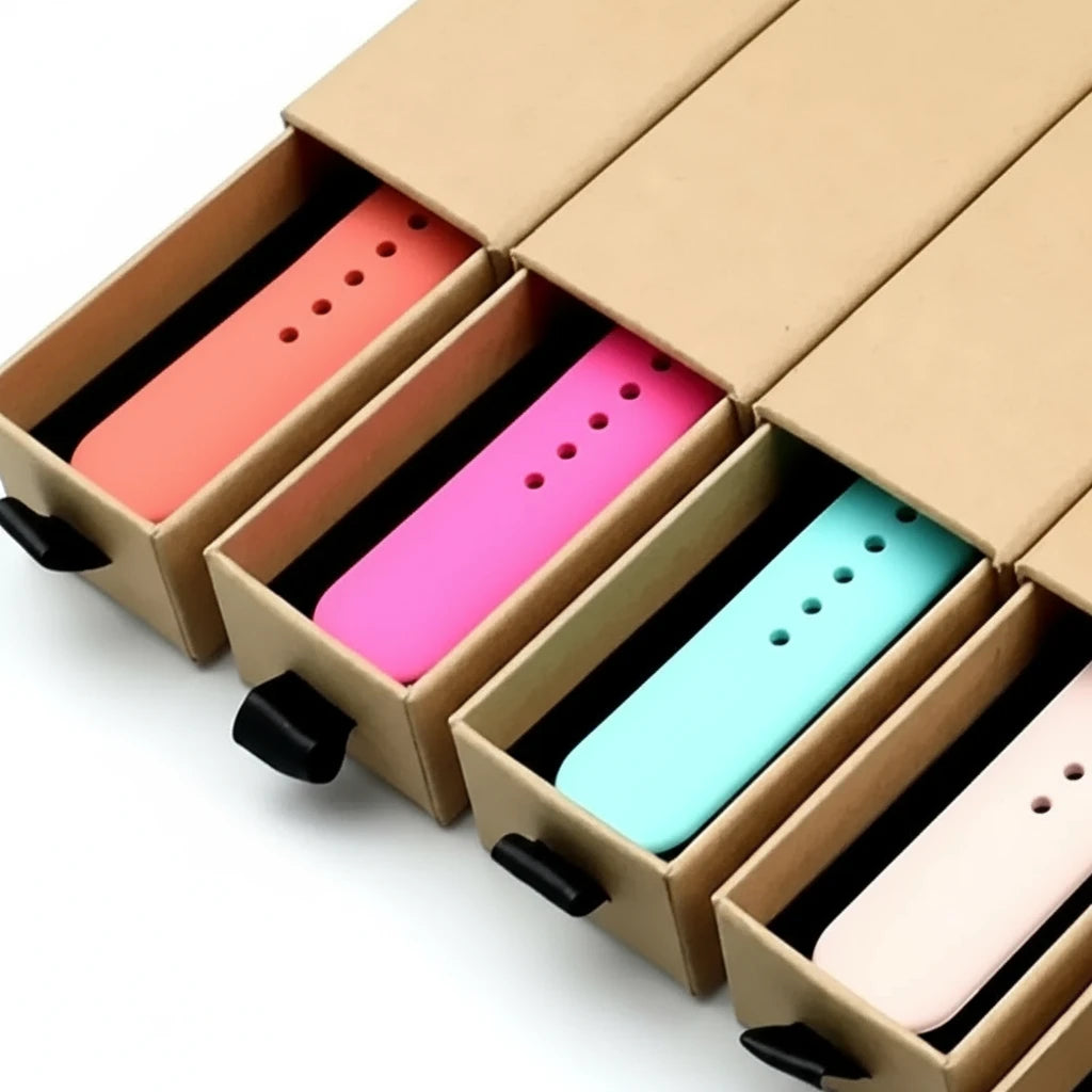Bracelet iWatch silicone rouge – compatible Apple Watch Series 9