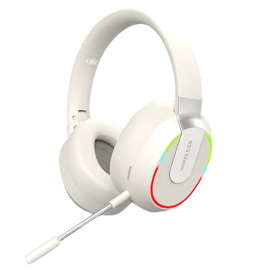 Casque gamer sans fil blanc