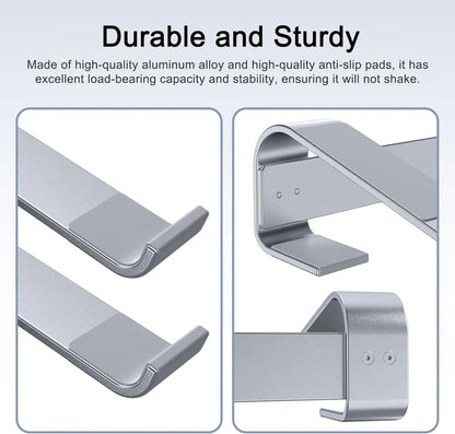 Support pour ordinateur en aluminium