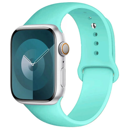 Bracelet iWatch Series 7 – silicone noir classique