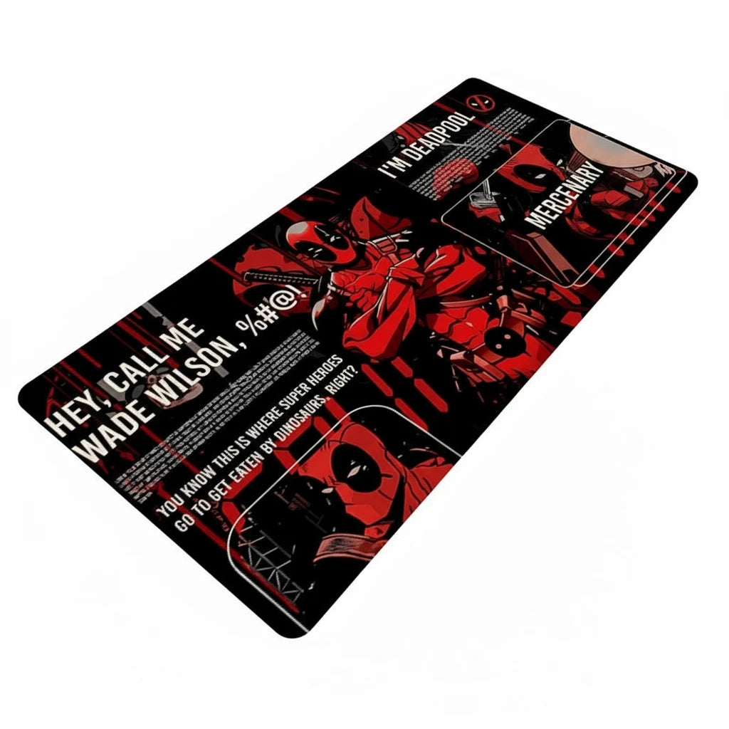 Tapis de souris Deadpool 40x90 cm – impression haute définition durable