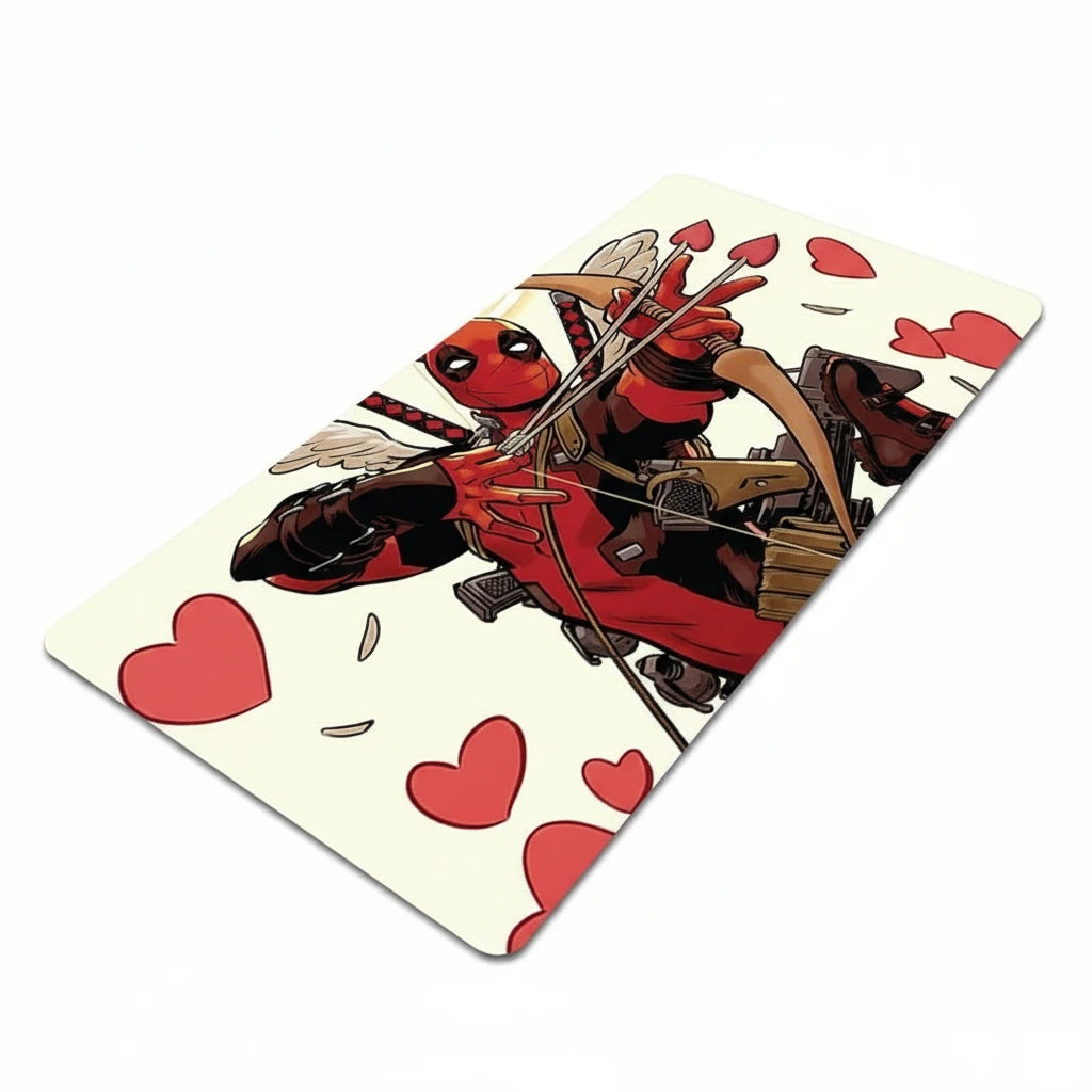 Tapis gamer Deadpool – surface lisse HD avec base caoutchouc antidérapante