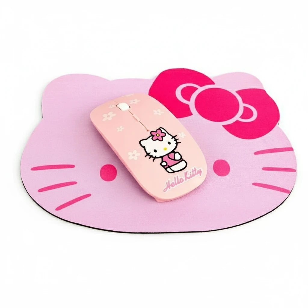 Souris Hello Kitty kawaii pour ordinateur portable et bureau PC