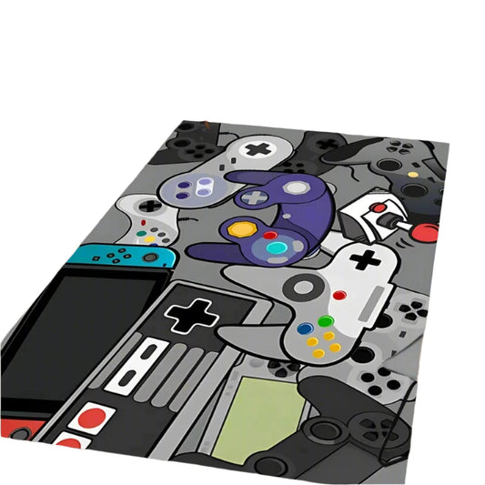 tapis sol gamer manette
