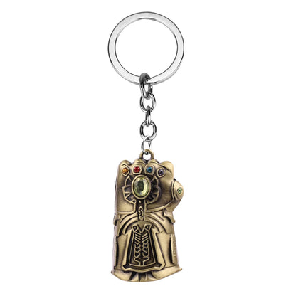 Porte-clés Thanos Avengers Infinity War métal brillant.