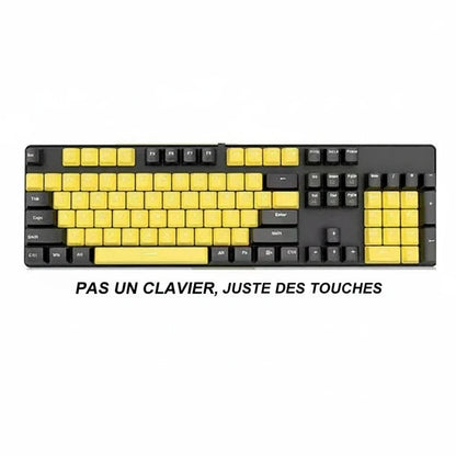 Touches clavier mécanique ergonomiques sans inscription