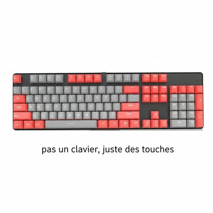 Touches vierges pour clavier mécanique avec effet backlight