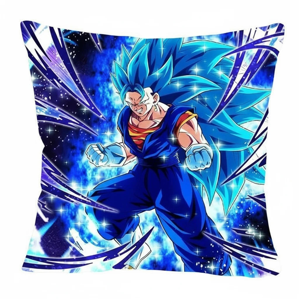 Housse de coussin Dragon Ball Z Vegeta impression HD décor anime
