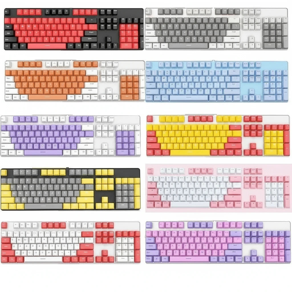 Keycaps ABS universels pour clavier mécanique Cherry MX rétroéclairé