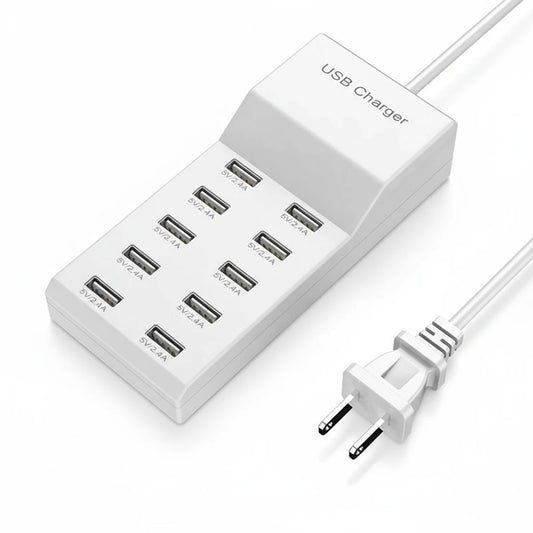 Station de charge USB 10 ports EDUP avec écran LCD et charge rapide