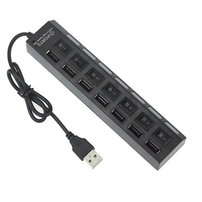 Répartiteur USB avec voyants LED bleus