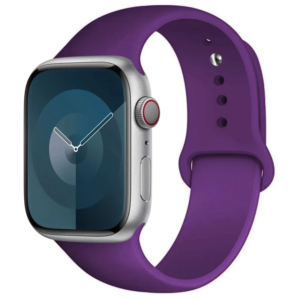 Bracelet Apple Watch 40 mm – silicone souple et durable