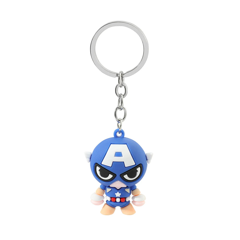 Porte-clés Marvel en silicone