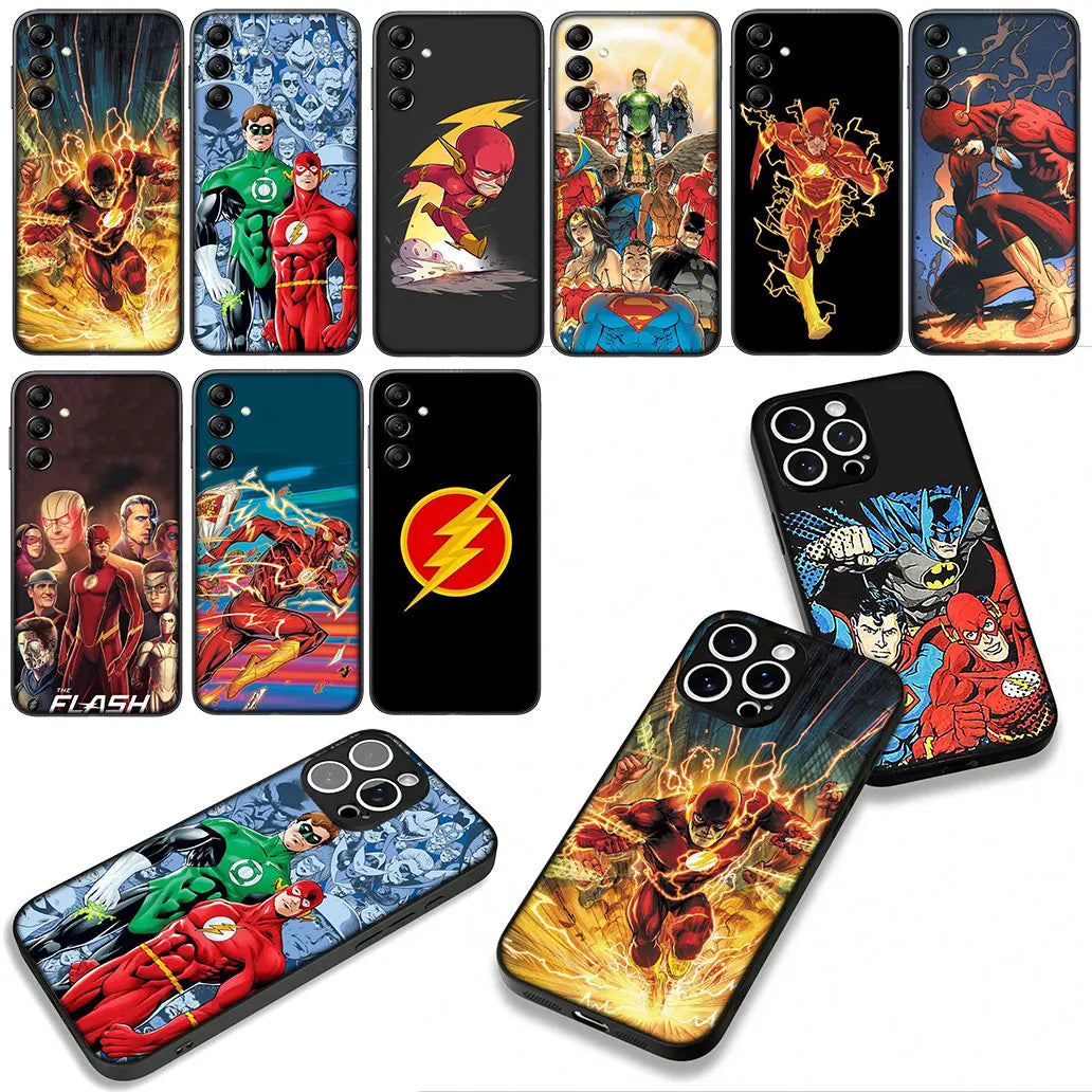 Coque iPhone The Flash silicone souple rouge DC Comics