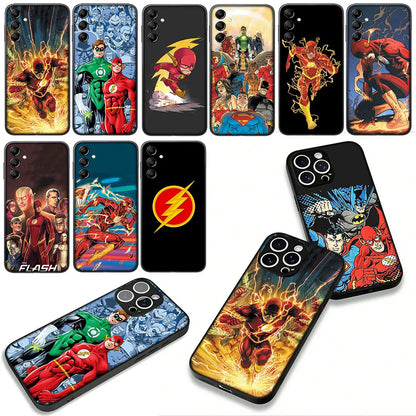 Coque iPhone The Flash silicone souple rouge DC Comics