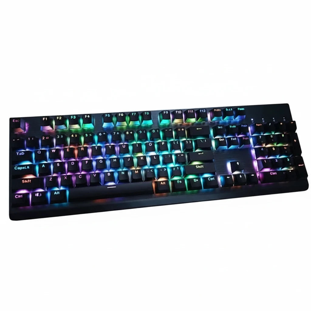 Jeu de 104 touches vierges ergonomiques pour clavier gamer mécanique