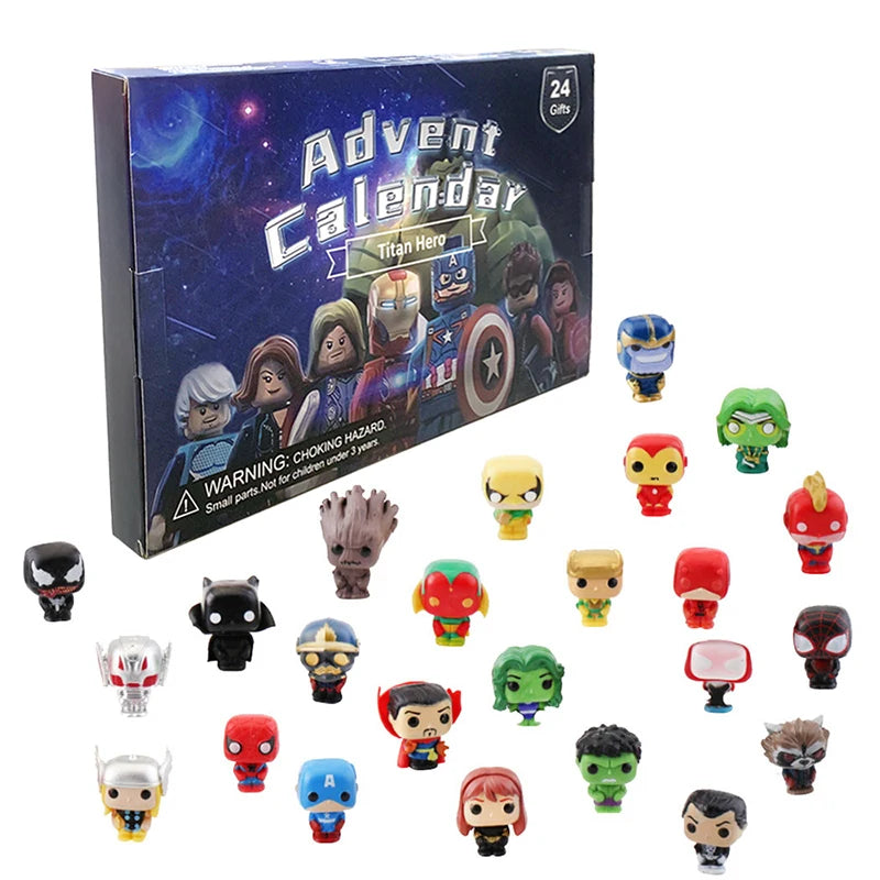 Boîte cadeau Marvel Avengers – figurines miniatures Disney pour enfants