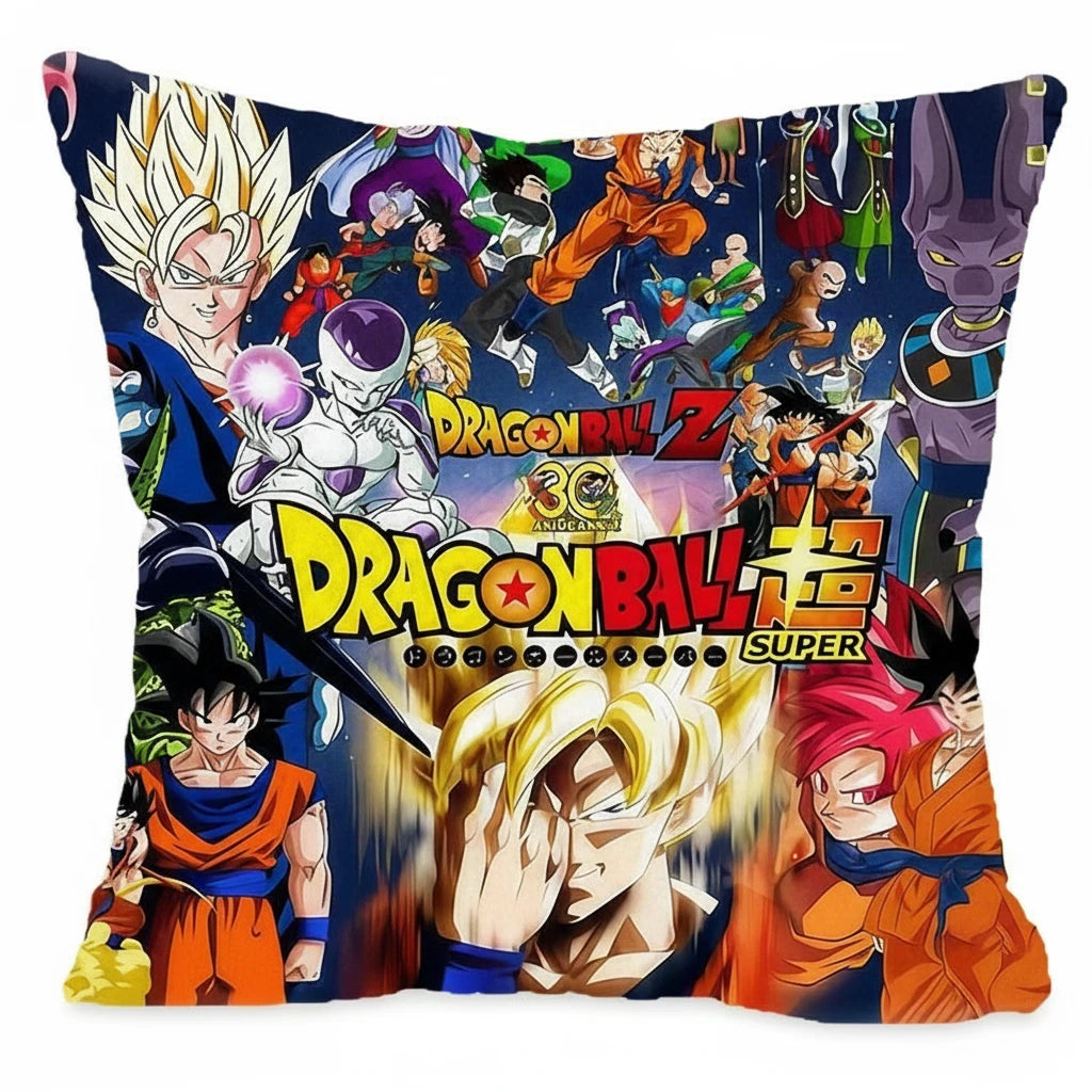 Housse d’oreiller Dragon Ball Z tissu doux et respirant
