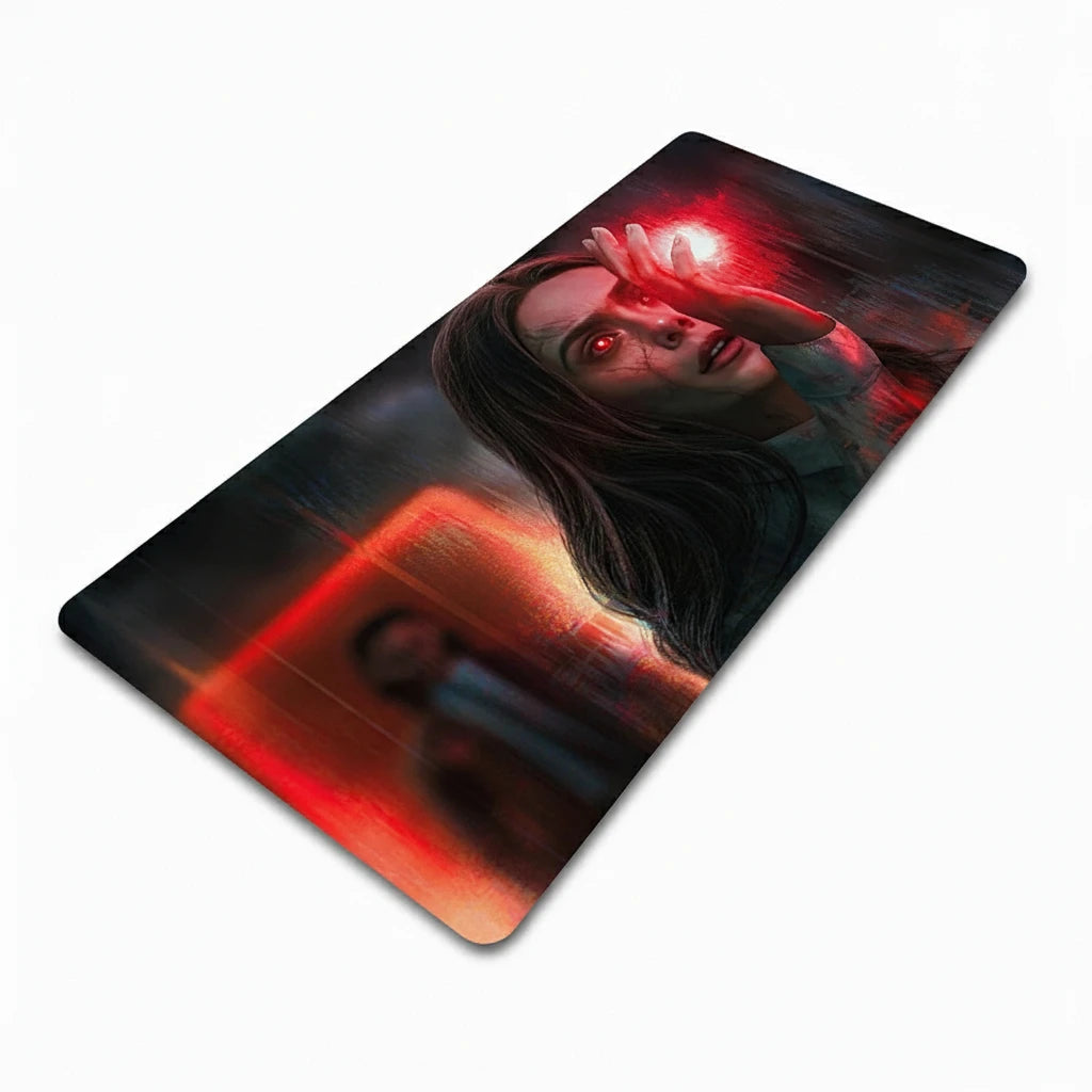 Tapis de souris gamer Scarlet Witch – design Marvel Wanda Maximoff haute définition