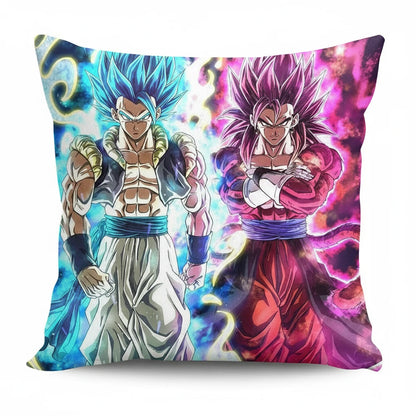 Housse d’oreiller Dragon Ball Z motif rétro manga flanelle