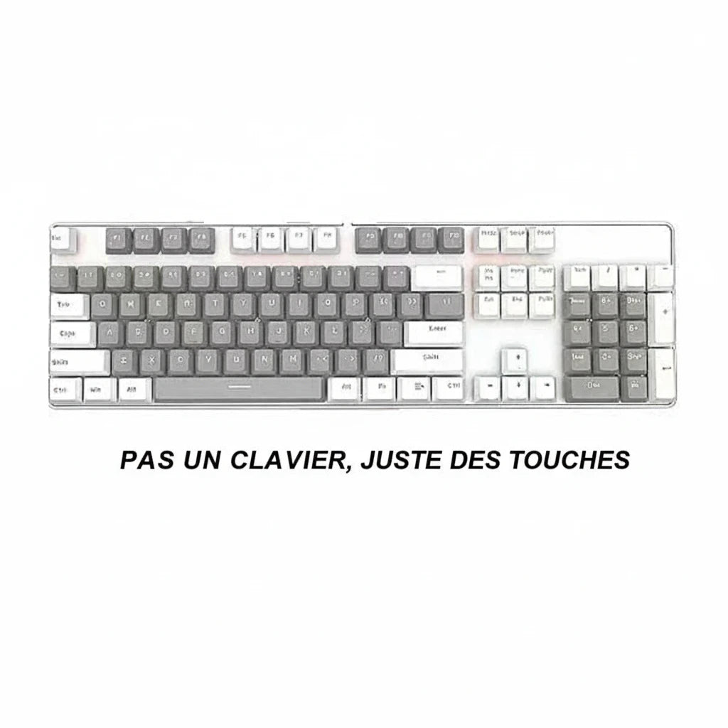 Pack de keycaps 104 pièces pour clavier mécanique standard