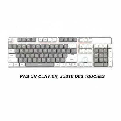 Pack de keycaps 104 pièces pour clavier mécanique standard