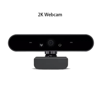 Webcam 2K avec Microphone et Autofocus