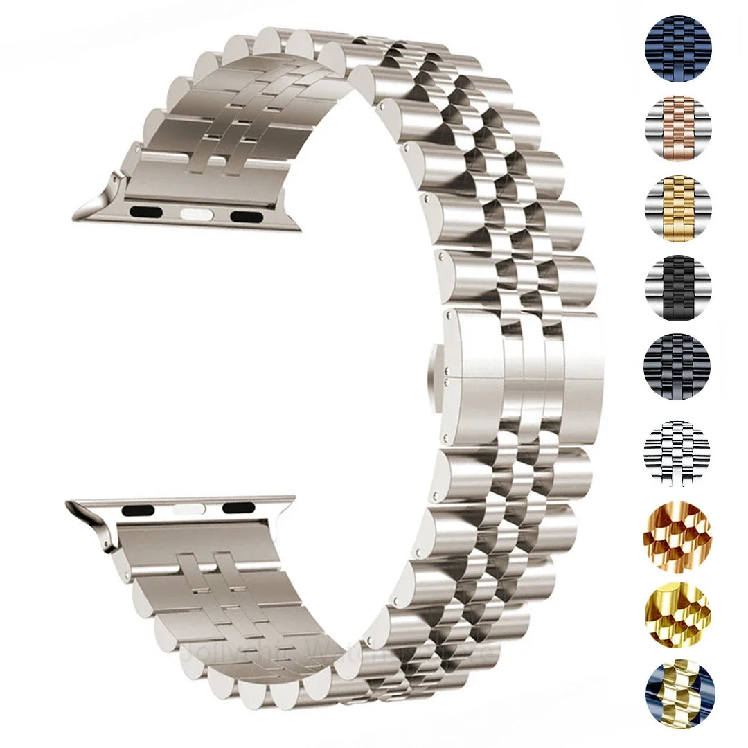 Bracelet métallique Apple Watch 44 mm – boucle ajustable