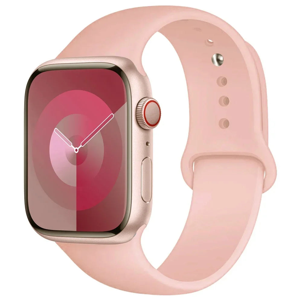 Bracelet silicone bleu Apple Watch – design moderne