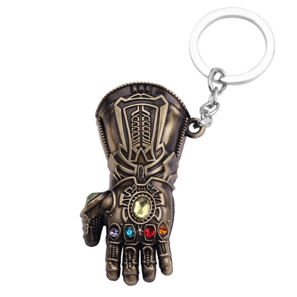 Porte-clés Infinity Gauntlet Thanos Marvel Avengers métal lourd.