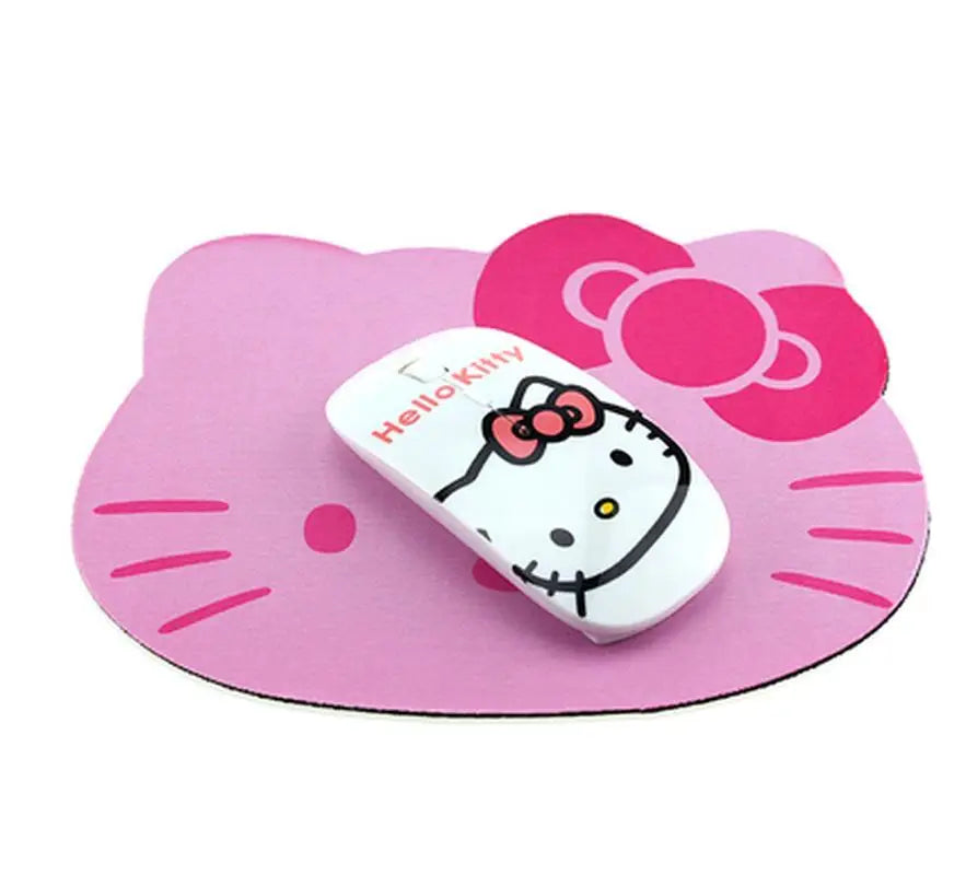 Souris Bluetooth Hello Kitty rose ultra-fine et silencieuse