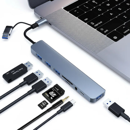 Adaptateur USB 3.0 haute vitesse avec connecteurs multiples