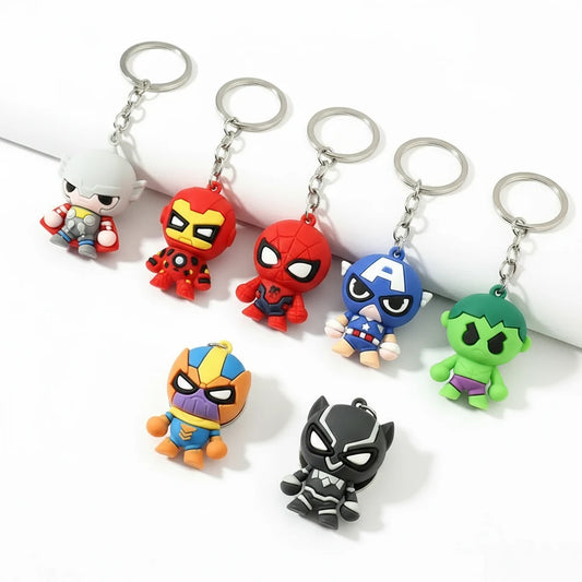 Porte-clés Marvel en silicone