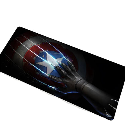 tapis souris gamer black panther captain america
