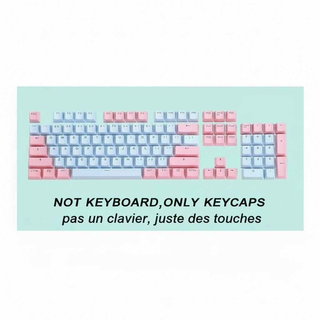 Touches clavier mécanique design ergonomique