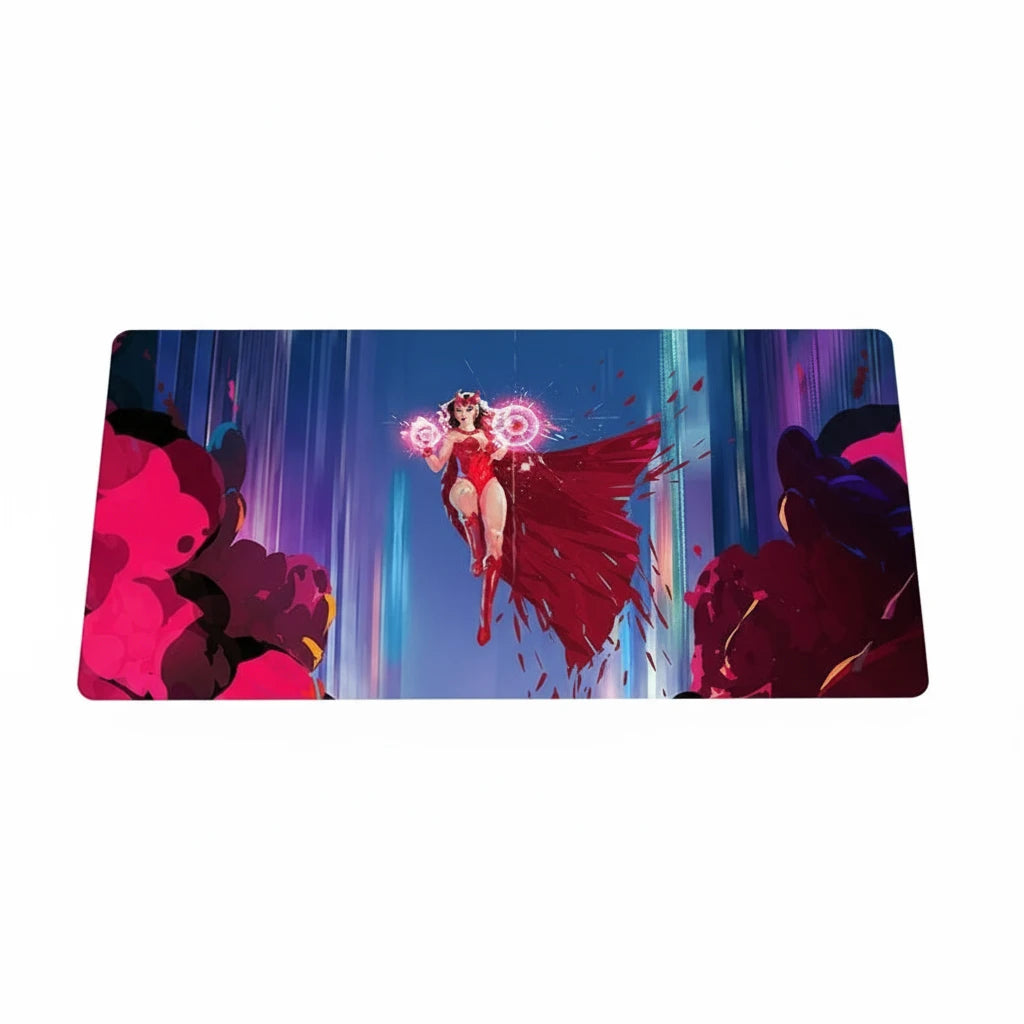 Tapis de souris Scarlet Witch 40x90 cm – accessoire Marvel pour PC et ordinateur portable