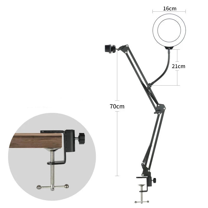 Anneau lumineux ERIKOLE – lumière chaude et froide pour contenu TikTok