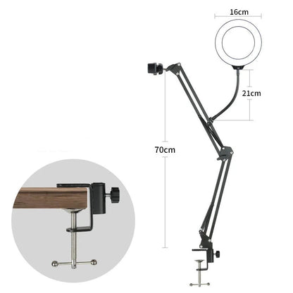 Anneau lumineux ERIKOLE – lumière chaude et froide pour contenu TikTok