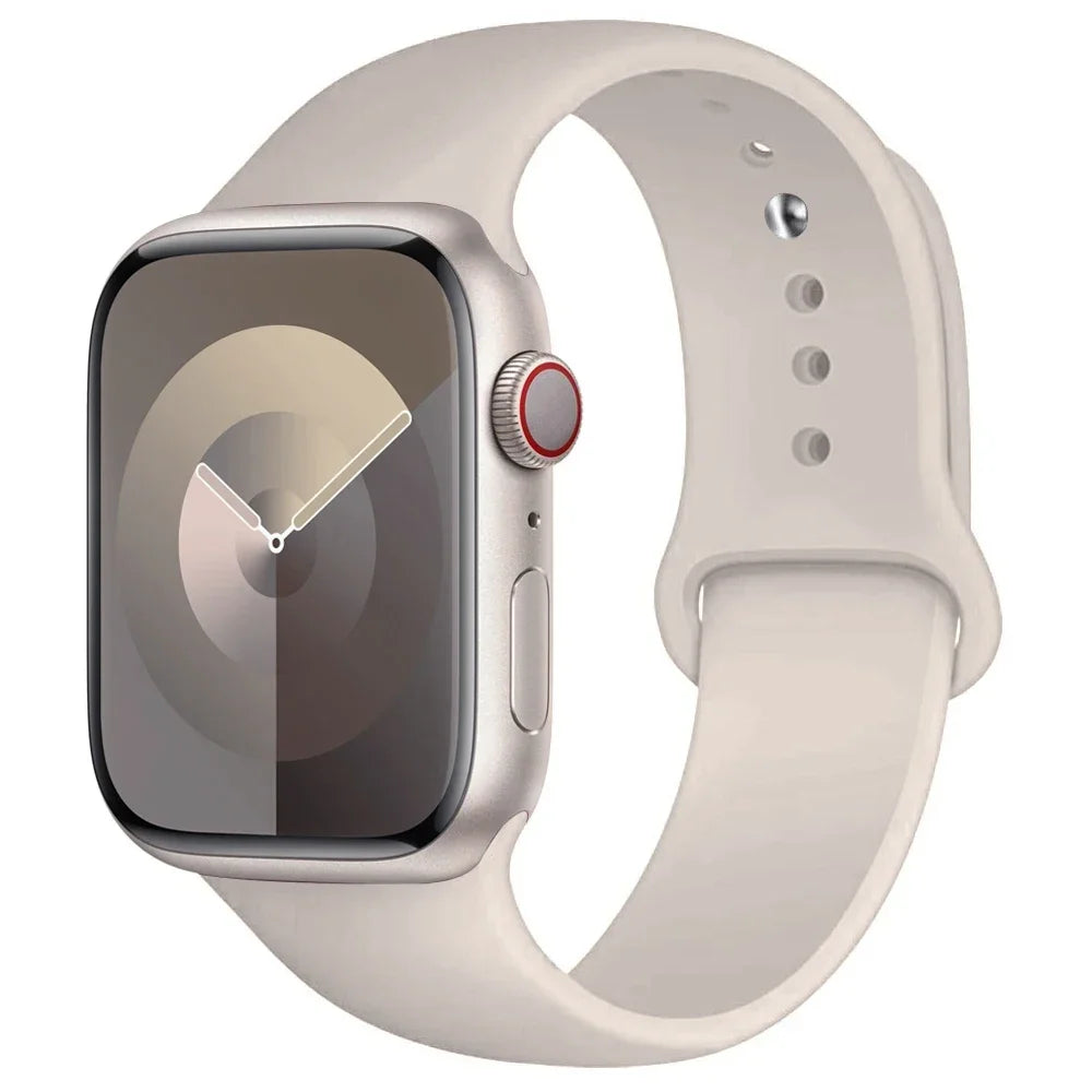 Bracelet sport silicone pour Apple Watch SE 2 – ajustable
